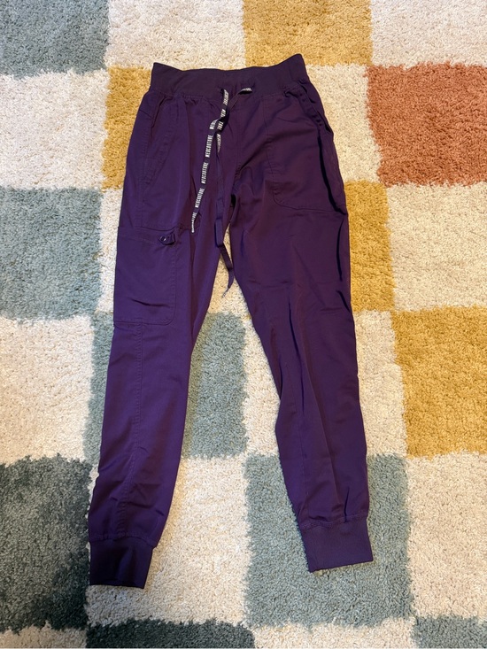 Med Couture Pants - Purple Drawstring Scrub Joggers
